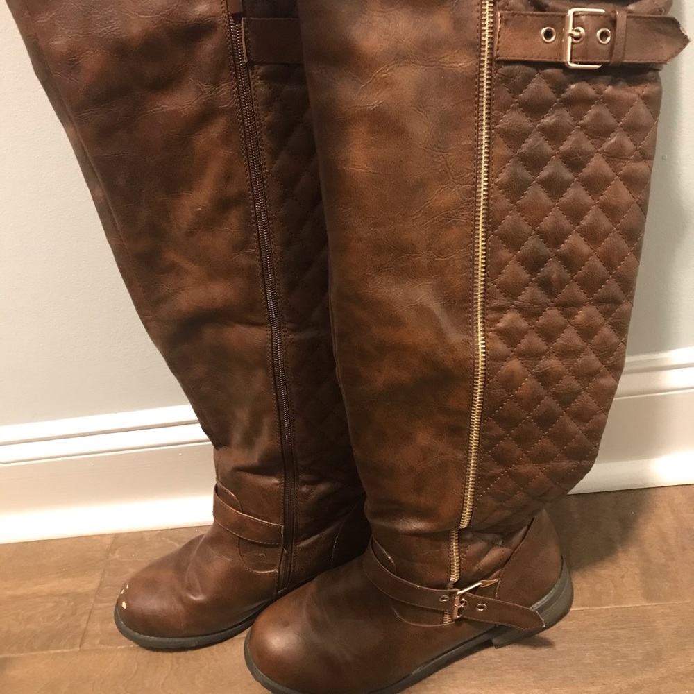 Knee high boots